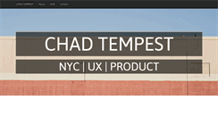 Desktop Screenshot of chadtempest.com