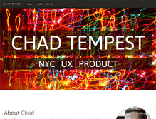 Tablet Screenshot of chadtempest.com